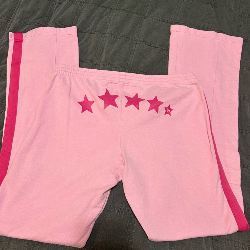 Rare Pink Victoria secret shining Pink Stars Tracksuit - Picture 2 of 7